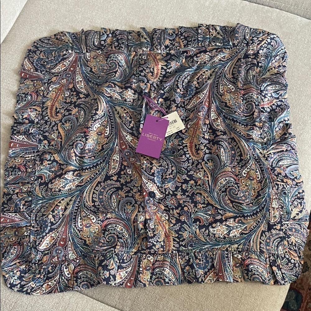 Anthropologie x Liberty London 16”x16” Silk Pillow Cover